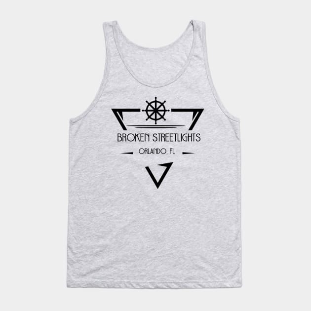 Broken Streetlights Weel Shirt Tank Top by Brokenstreetlights